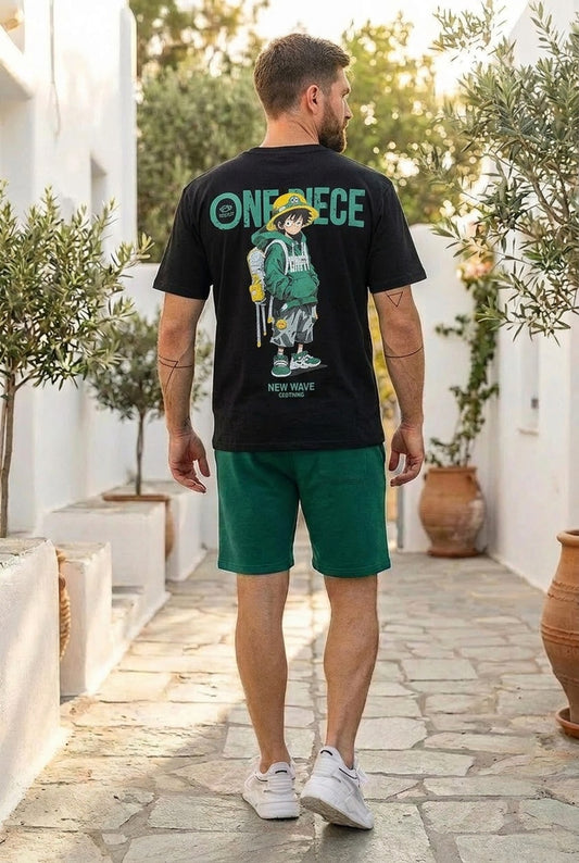 New Wave T-shirt "One Piece in school"